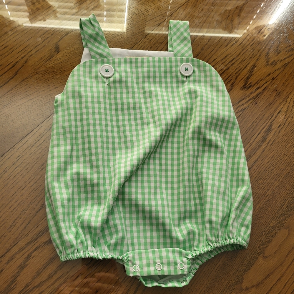 TBBC Green Gingham Bubble